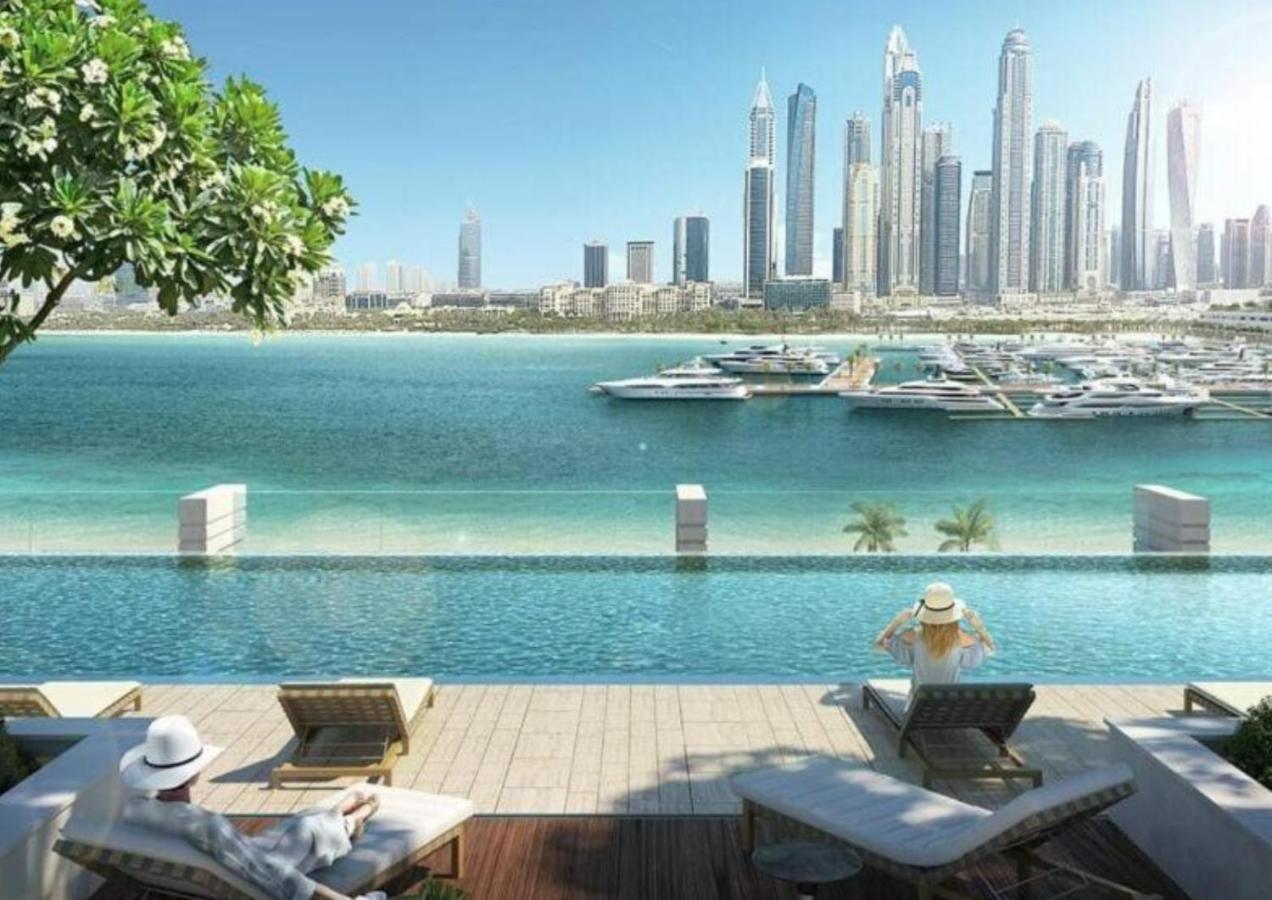 Ultra Luxury Emaar Beachfront - Private Beach And Pool Apartment ดูไบ ภายนอก รูปภาพ