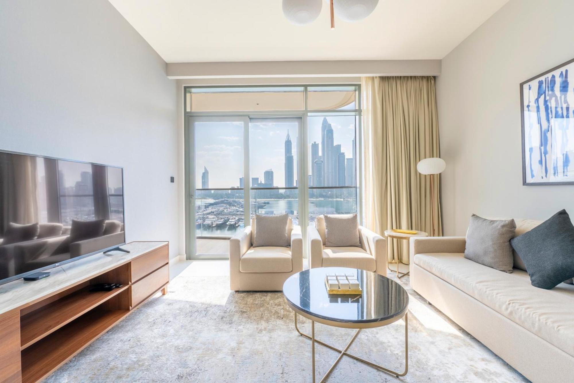 Ultra Luxury Emaar Beachfront - Private Beach And Pool ดูไบ ภายนอก รูปภาพ