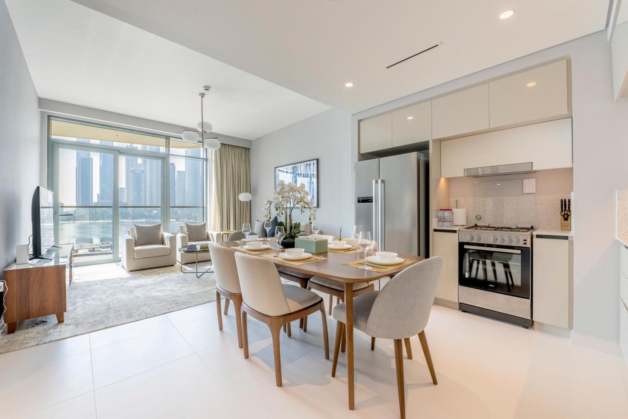 Ultra Luxury Emaar Beachfront - Private Beach And Pool ดูไบ ภายนอก รูปภาพ